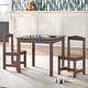 preview thumbnail 4 of 15, Simple Living White 3-piece Hayden Kids Table/Chair Set Espresso