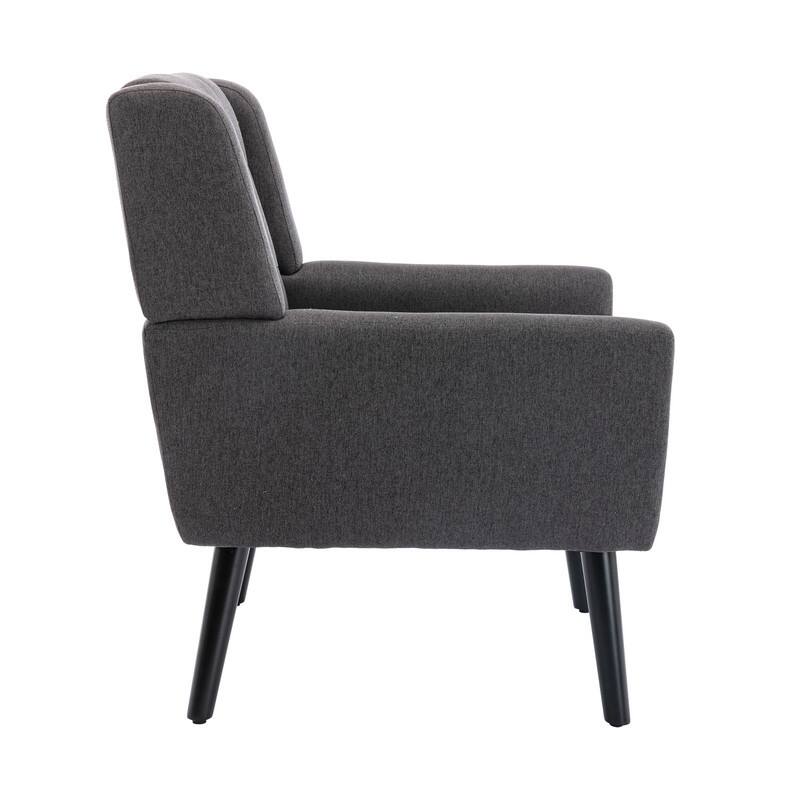 Modern Soft Velvet Material Ergonomics Accent Chair