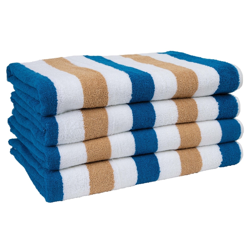 FORTUNE 8 10 Piece Kitchen Towel Set, 100% Cotton Stripes & Plaids, 17 x  27