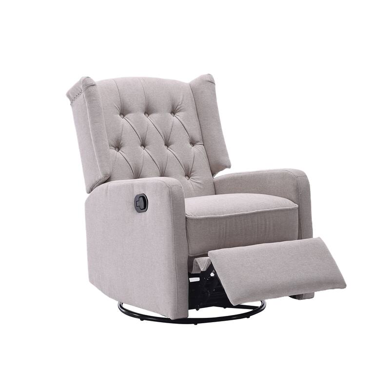 360 Degree Swivel Nursery Rocking Chair