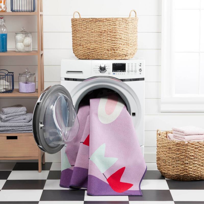 Everwash Imagine Llama Kid's Washable Area Rug