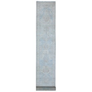 Shahbanu Rugs Rustic Gray Hand Knotted Pure Wool Fine Aryana Peshawar ...