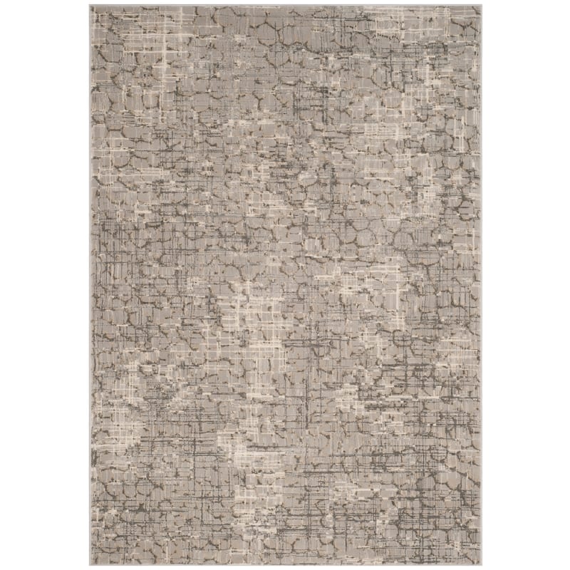 SAFAVIEH Meadow Stan Modern Abstract Grey Area Rug