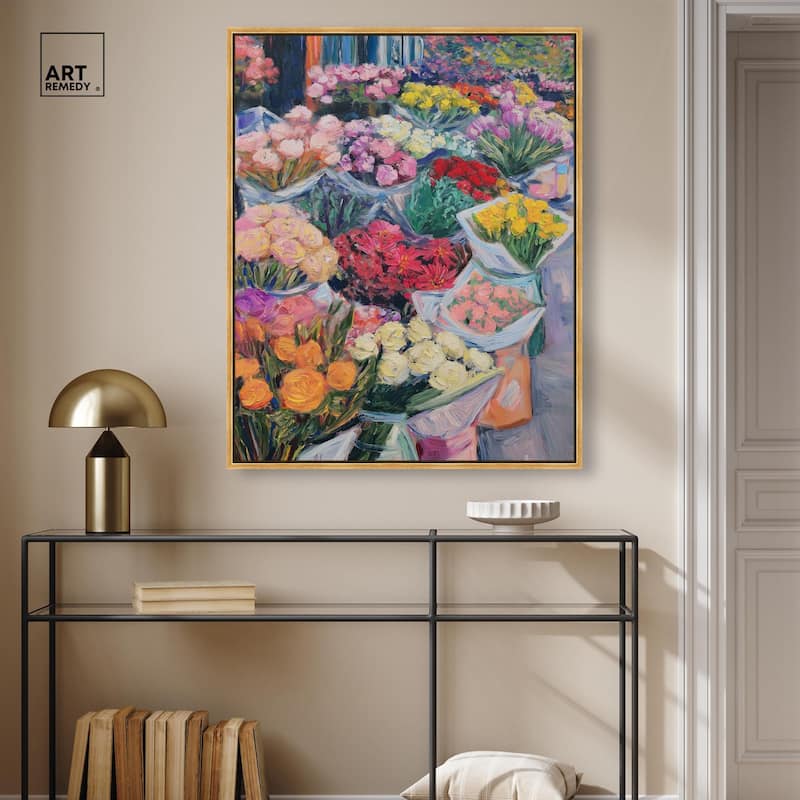 Market Blooms I Canvas by Art Remedy