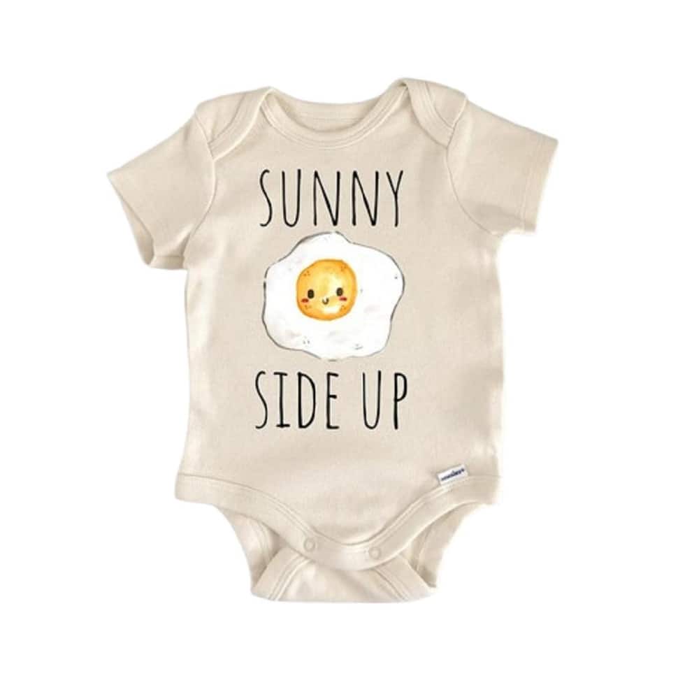 Egg Breakfast Brunch Eggs - Baby Boy Girl Clothes Infant Bodysuit Funny Cute Newborn