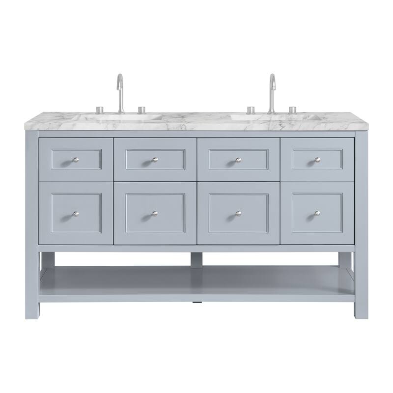Breckenridge 60" Double Vanity, Serenity Blue - 60D