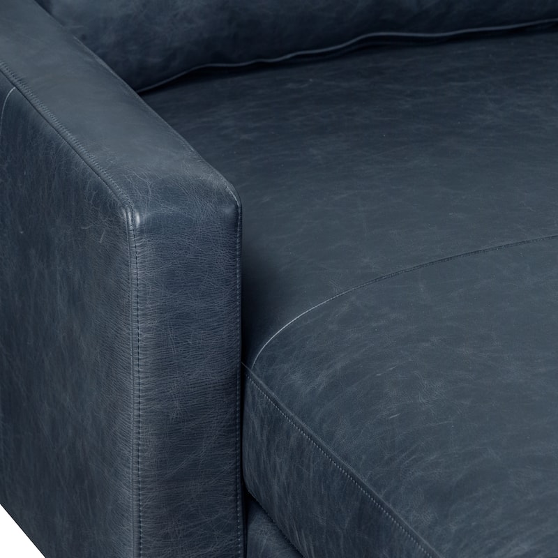 Poly & Bark Sorrento Sectional - Genuine Italian Leather