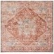 preview thumbnail 9 of 59, SAFAVIEH Valencia Lauha Vintage Oriental Rug 6'4" Square - Rust/Beige Blue - Square