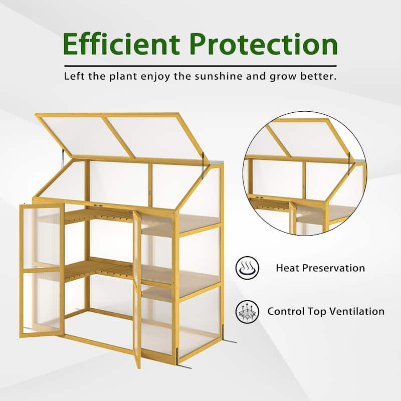 Wooden Greenhouse Garden Shed for Plants,Wooden Garden Greenhouse,Greenhouse Wooden Cold Frame Greenhouse