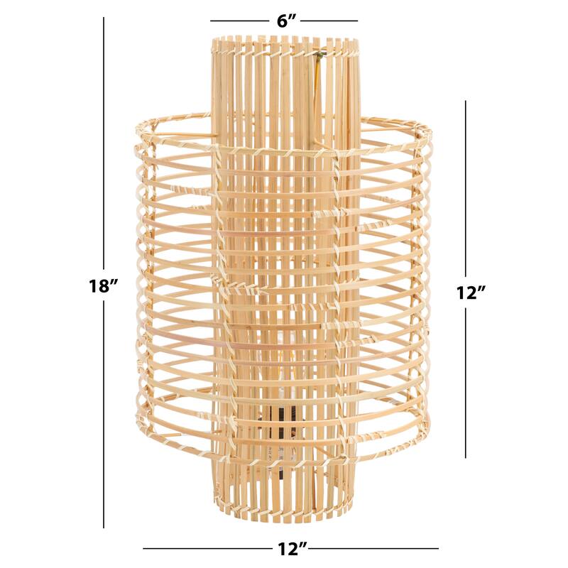 SAFAVIEH Lighting Sonoko Tropical Coastal Boho 19-inch Table Lamp - 12 In. W x 12 In. D x 18 In. H - 12Wx12Dx19H