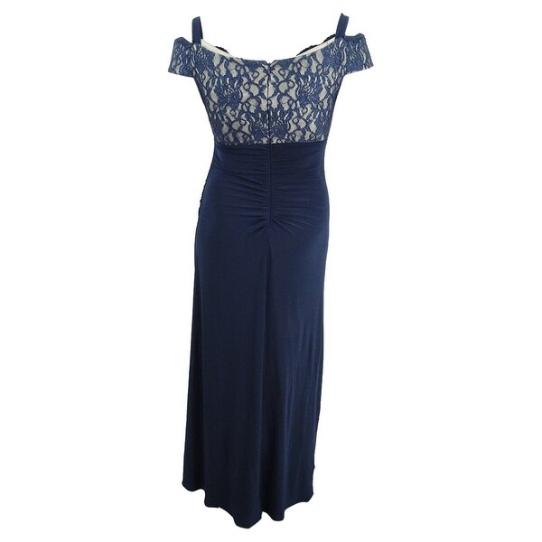 r & m richards navy blue dress