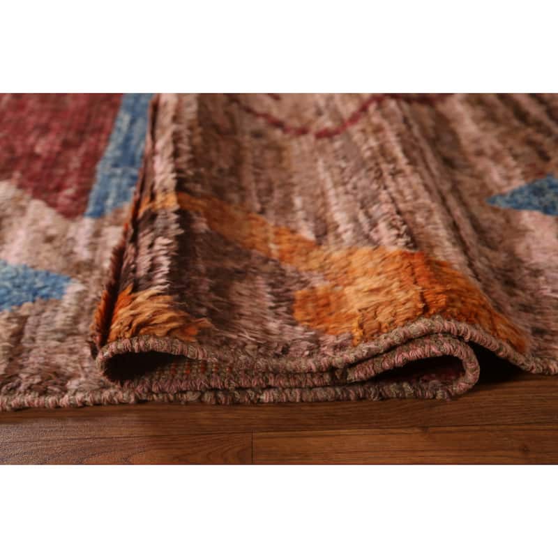 Tribal Moroccan Oriental Wool Area Rug Hand-knotted Living Room Carpet - 8'3" x 9'10"
