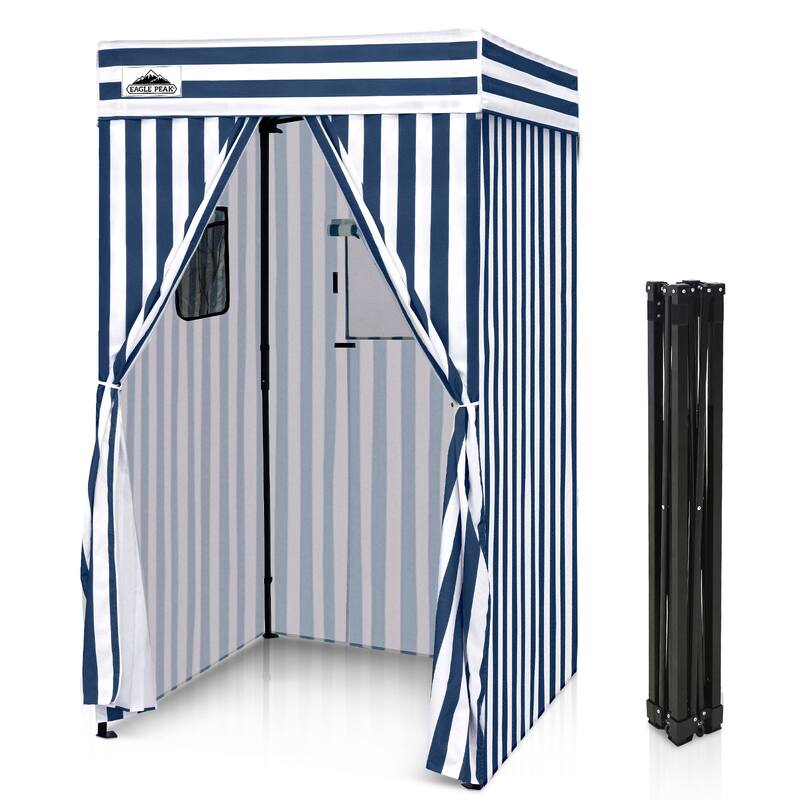 EAGLE PEAK Flex Compact 4x4 Pop-up Canopy Changing Room, Portable Privacy Dressing Room