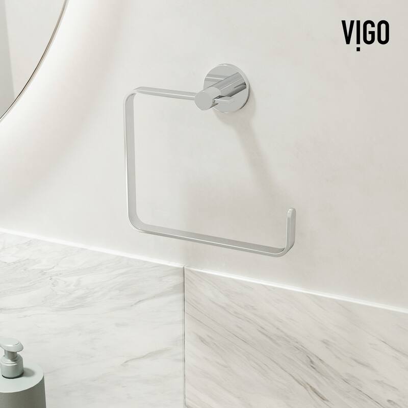 VIGO Arden 3-Piece Bathroom Hardware Accessory Set with 24 in. Towel Bar, Toilet Paper Holder, Hand Towel Holder