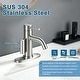 preview thumbnail 7 of 12, Single-Hole Single-Handle Bathroom Sink Faucet