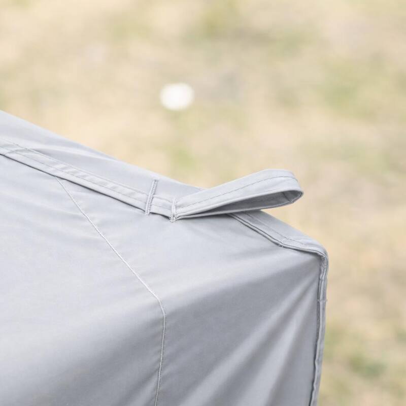 Outdoor 10x 10Ft Pop Up Gazebo Canopy Tent Removable Sidewall with Zipper, 2pcs Sidewall with Windows,with 4pcs Weight sand bag