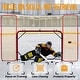 preview thumbnail 2 of 5, Zealfeel 10 x 6 ft Hockey Net with Backstop: Heavy-Duty Steel Frame Training Goal & Target Nets - 10 x 6 ft