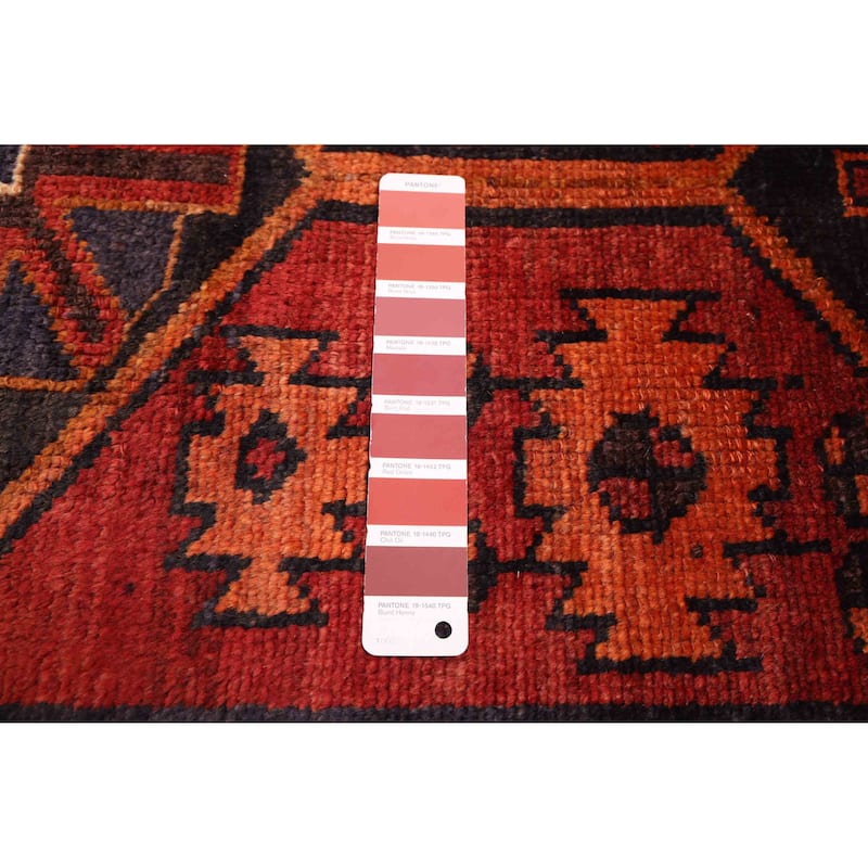 ECARPETGALLERY Hand-knotted Melis Vintage Red Wool Rug - 5'10 x 7'3