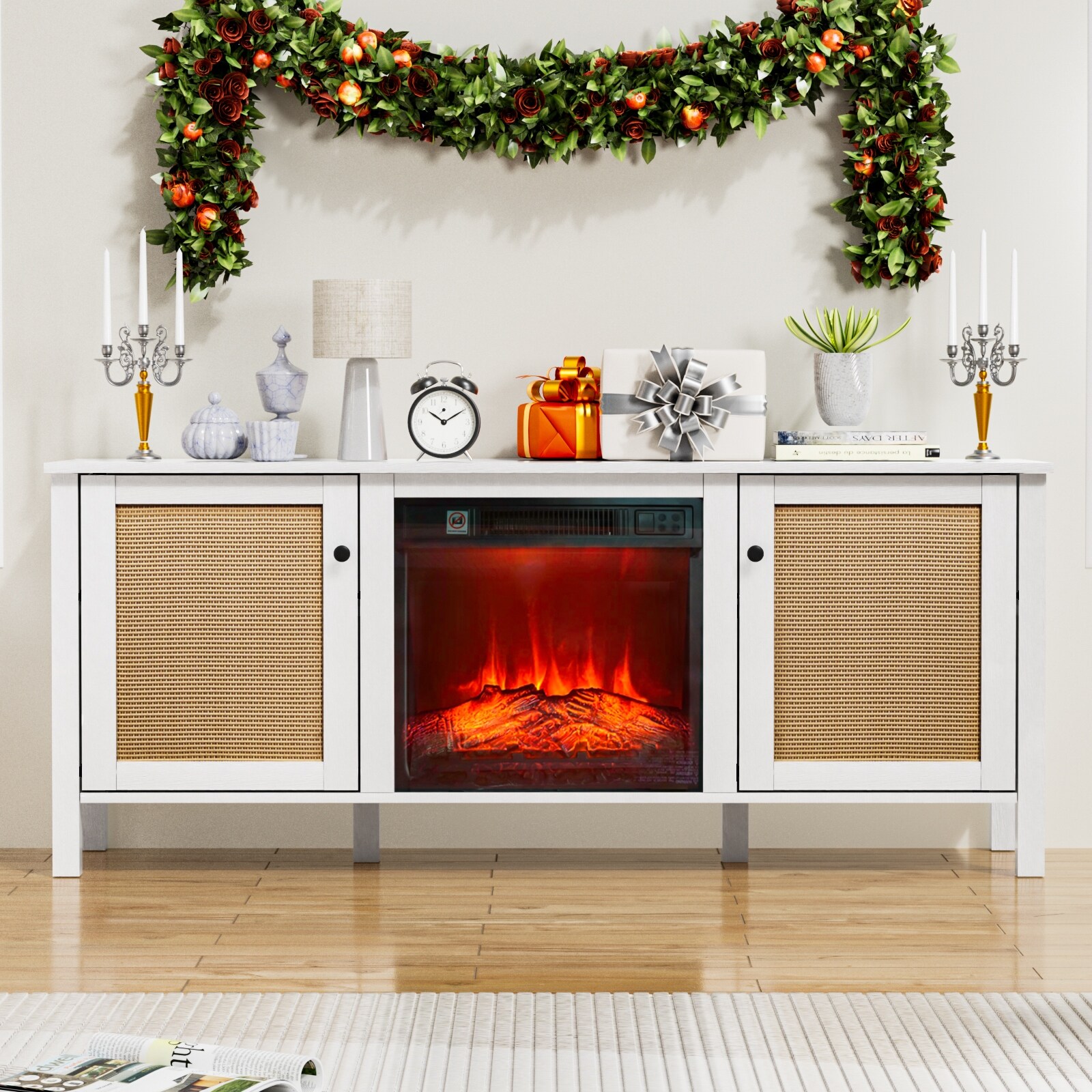 Hamilton fireplace tv stand hotsell