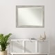 preview thumbnail 65 of 66, Beveled Bathroom Wall Mirror - Crackled Metallic Frame
