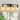 Black Chrome 4-Light Vanity Light Fixture, Elegant Bathroom Wall Sconce (Bulbs Not Included)