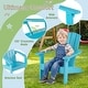 preview thumbnail 3 of 7, Kids Adirondack Chair Plastic Toddler Lawn Chair with Ergonomic Seat