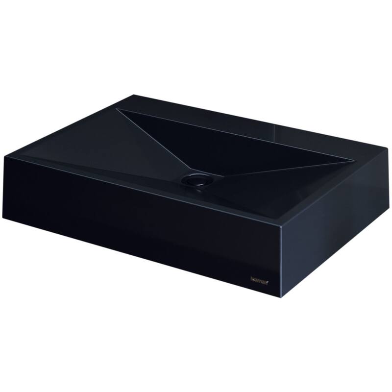 Karran USA SQS100 Sternhagen 24-1/4" Rectangular Quartz Composite - Black