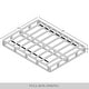 preview thumbnail 11 of 15, CraftPorch Solid Wood 5-Inch Box Spring Foundation with Wood Slats with Black Linen Cover
