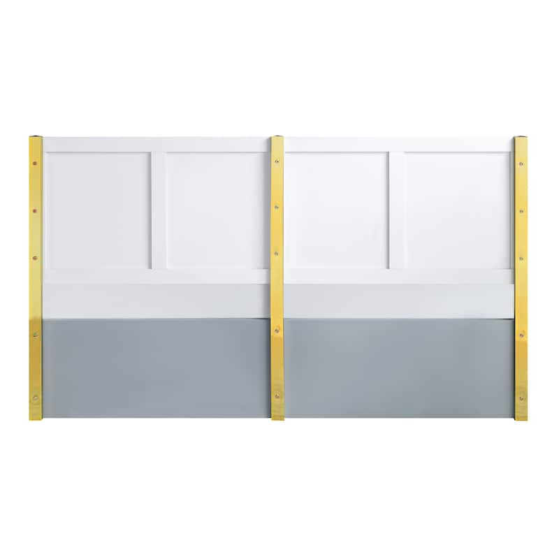 California King Size Metal Platform Bed with Wave Pattern Design, 39 Slats Included and 660lbs Weight Capacity