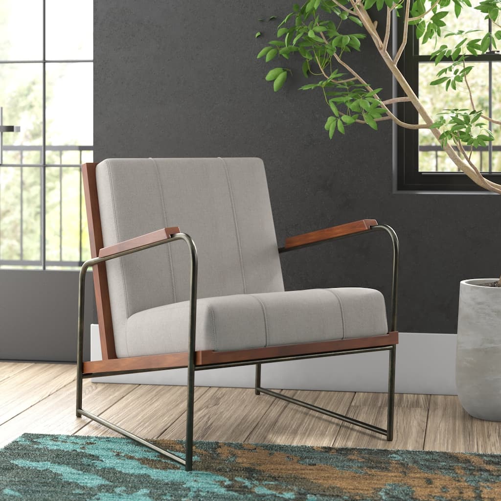 NPD Furniture Damian Fabric Accent Arm Chair