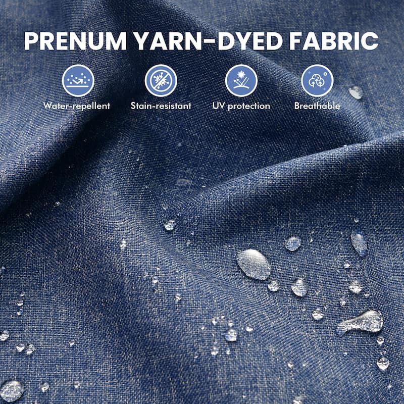 XIZZI Patio Wicker Loveseat with Cushions Outdoor 2-Seater Sofa for Patio, Deck, or Backyard