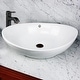 preview thumbnail 7 of 9, Highpoint Collection 23-inch White Ceramic Oblong Bathroom Vessel Sink