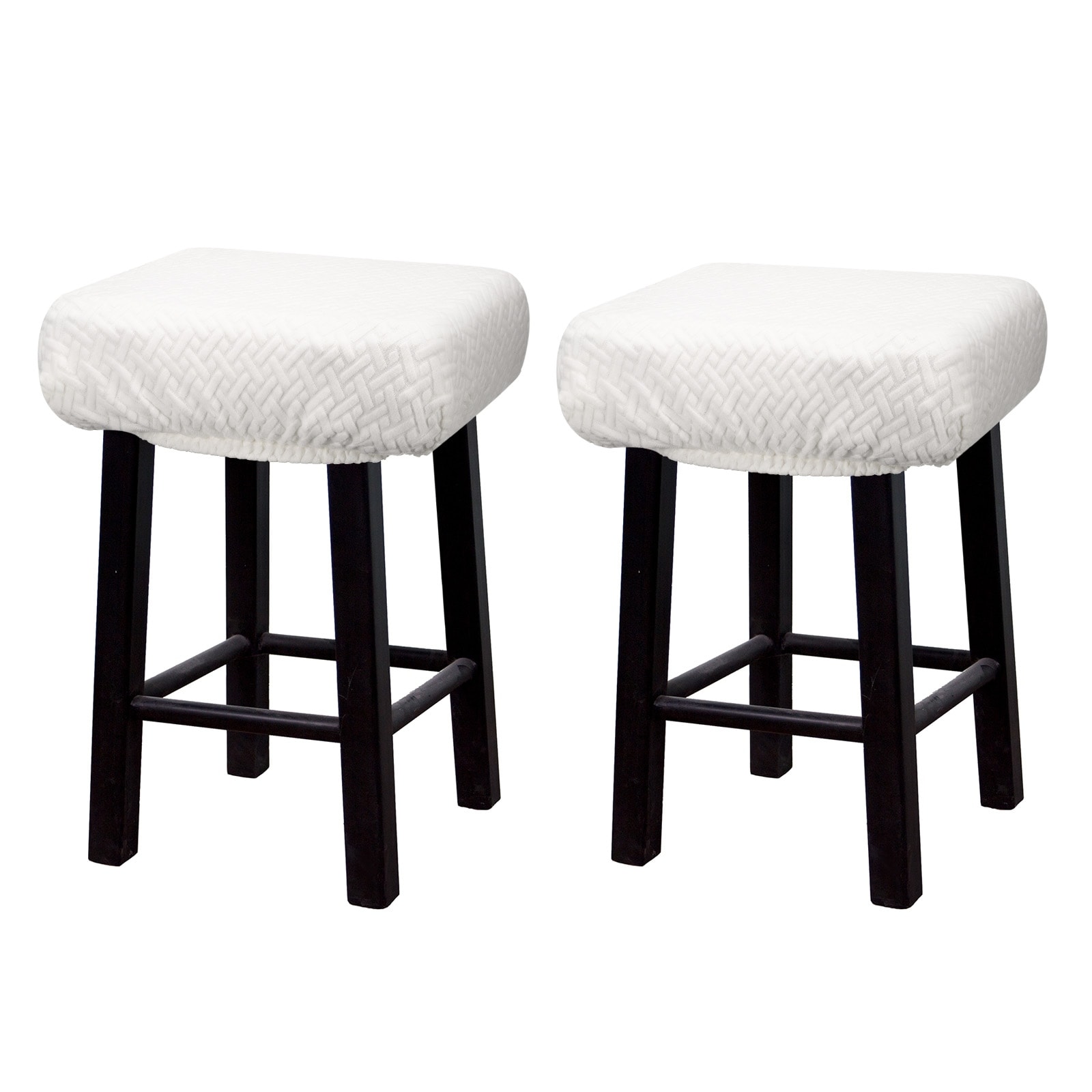 2pcs Stool Covers Rectangle, Bar Stool Covers Saddle Seat Cover