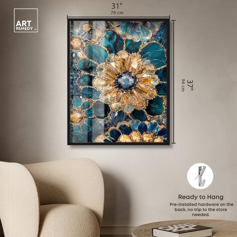 Opulent Geode IV Shadowbox by Art Remedy