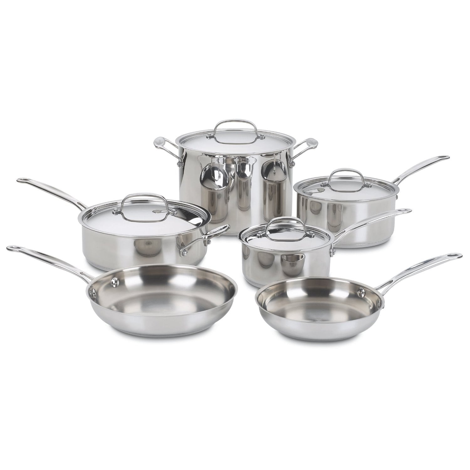 Cuisinart 722-20 8-Inch Chef's-Classic-Stainless-Cookware-Collection, 8,  Open Skillet