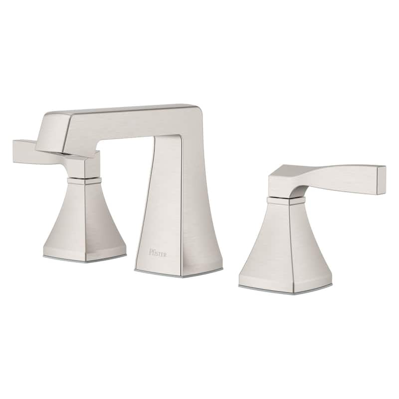 Pfister LG49-HT0 Holliston 1.2 GPM Widespread Bathroom Faucet - Spot Defense Brushed Nickel