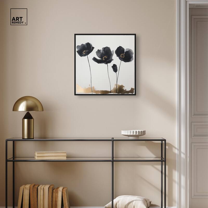 Nocturnal Flowers I Canvas by Art Remedy