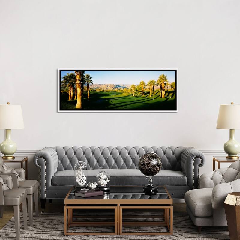iCanvas "Palm Course, Desert Springs Golf Club, JW Marriott Desert Springs Resort & Spa" by Panoramic Images Framed Canvas Print
