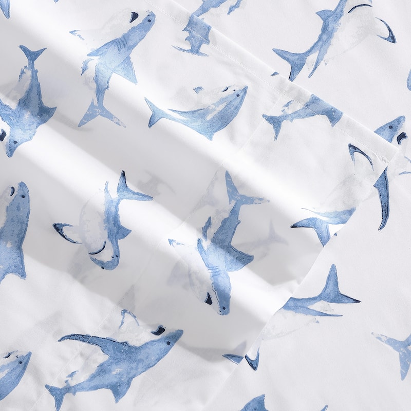 Poppy & Fritz Cotton Percale Printed Bed Sheet Sets