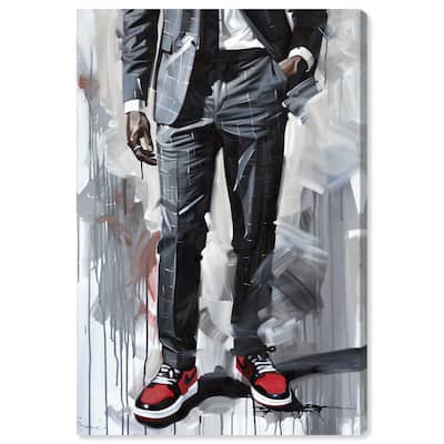 Notoriart Man Of Style Ii Gallery Wrapped Men Style 1 Piece Canvas Wall Art