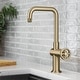 preview thumbnail 137 of 165, Kraus Urbix Industrial Solid Brass Kitchen Faucet