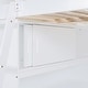 preview thumbnail 24 of 24, Full Size Wood Full Loft Bed Frame with Shelf and Ladder, High Fence, Space Saving, for Dormitory Bedroom Boys Girls Adults