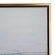 preview thumbnail 3 of 4, Blue Canvas Landscape Framed Wall Art with Gold Frame (Set of 3)