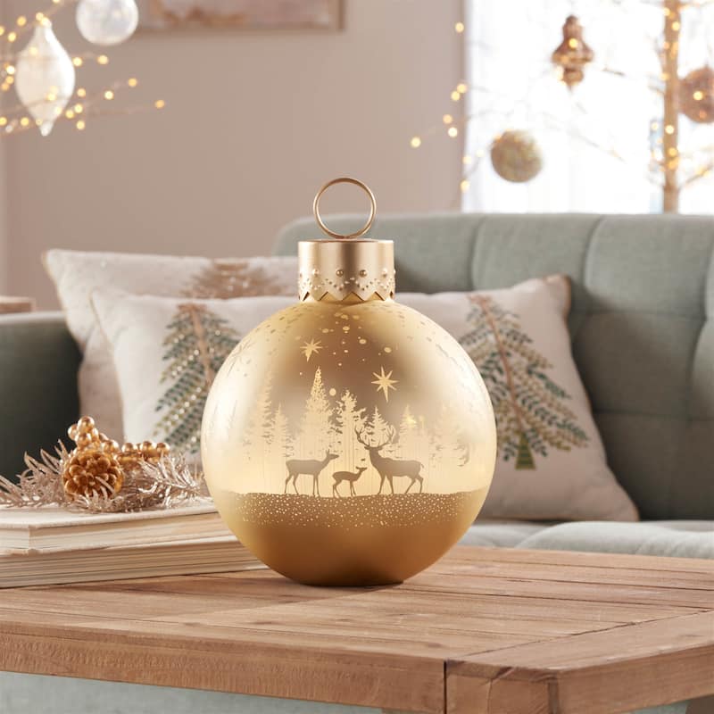 LED Deer Forest Ornament Decor 11"H - N/A