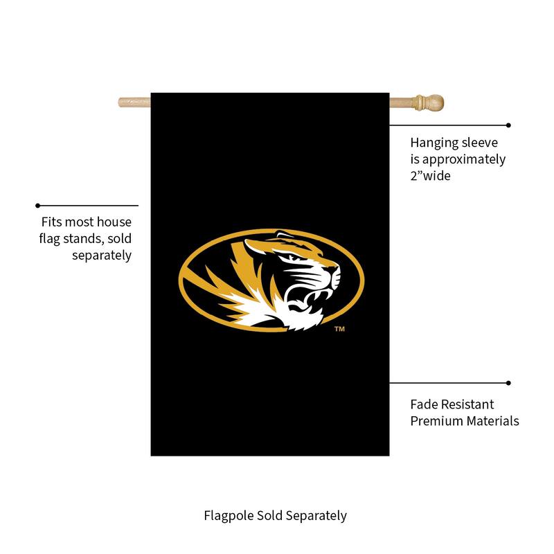Applique Flag, House Size, University of Missouri