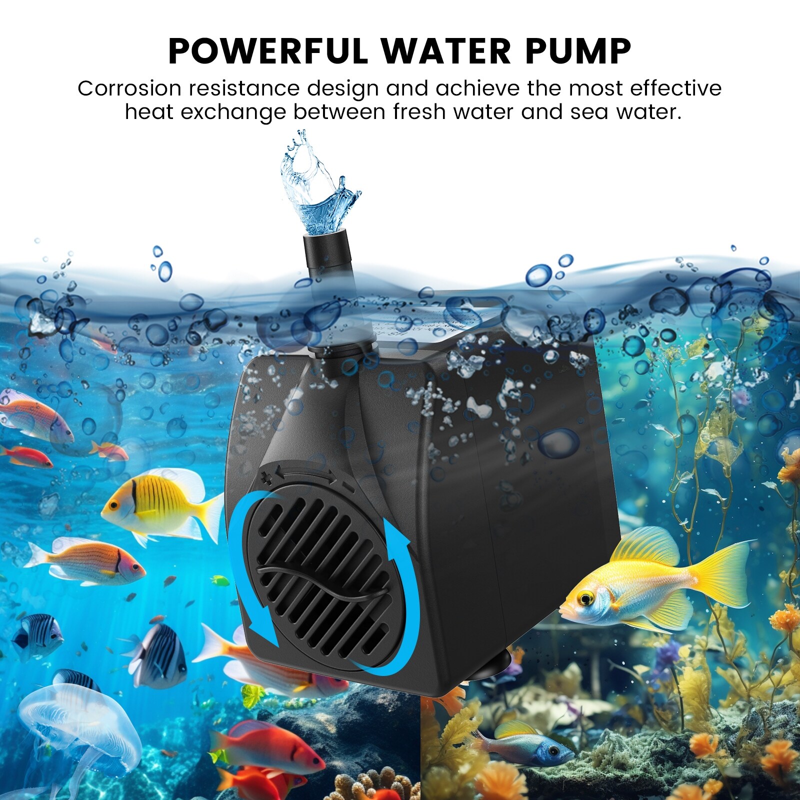 14/mo - Finance Aquarium Chiller, 79gal 1/3 HP Water Chillers, Hydroponic Cooler Fish Tank Cooling System For Axolotl Coral Reef Shrimp, 300L, With Nozzles And Hoops. | Buy Now, Pay Later