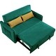 preview thumbnail 17 of 21, Modern Pull-Out Sleeper Bed with 2 Pillows Adjustable Backrest