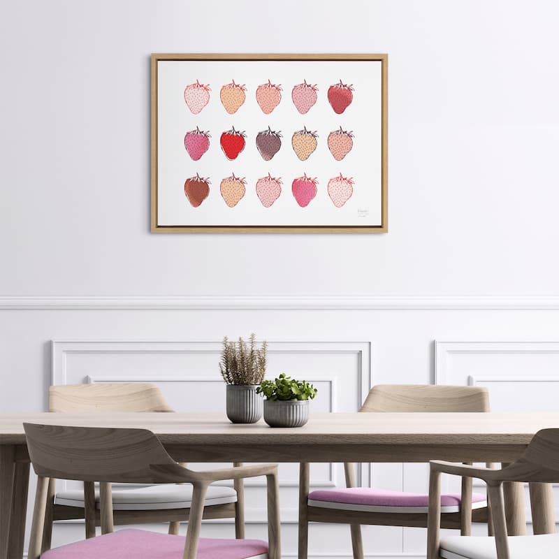 Kate and Laurel Sylvie Fields Print Framed Canvas by Statement Goods