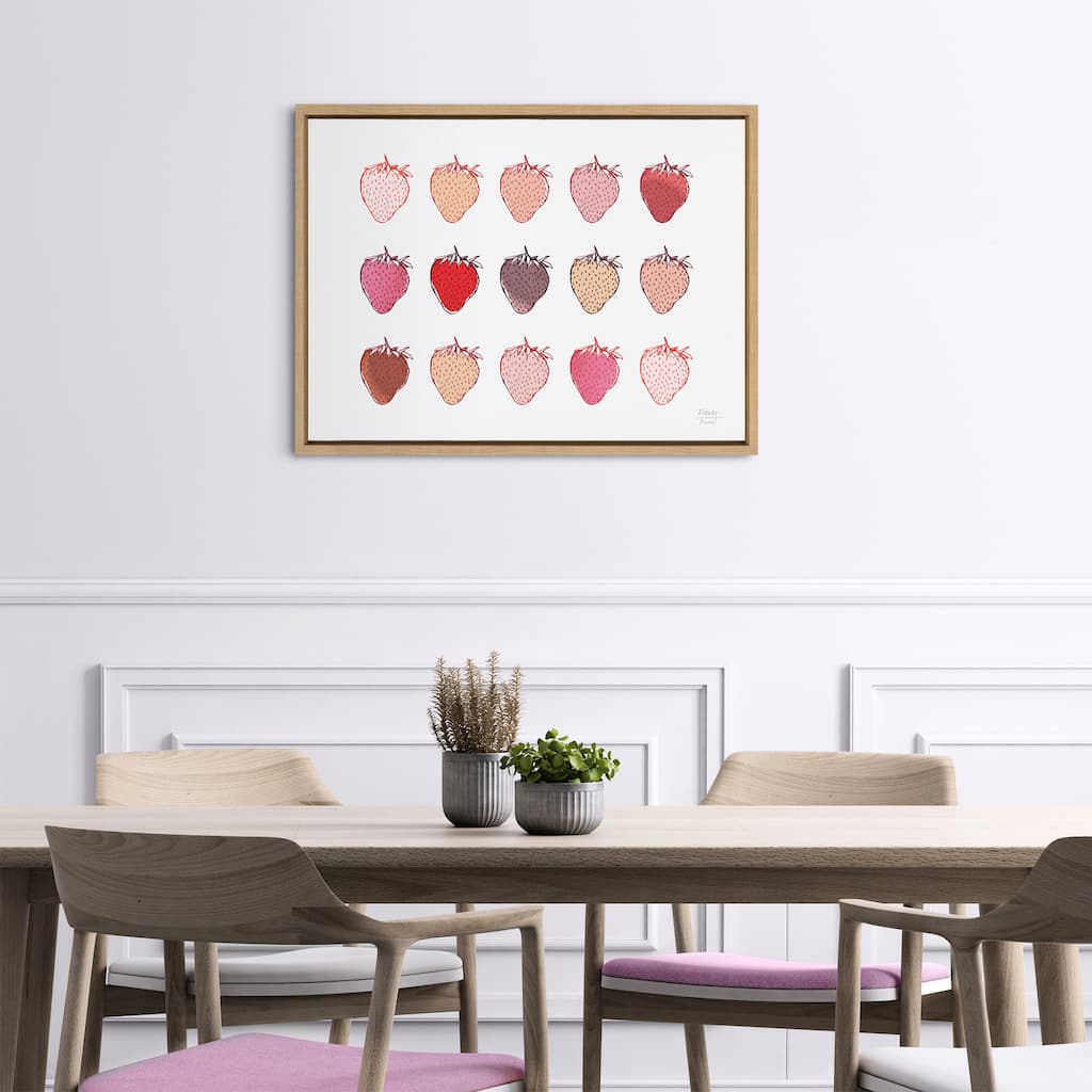 Kate and Laurel Sylvie Fields Print Framed Canvas by Statement Goods