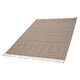 preview thumbnail 3 of 6, LOOM & LUXE Collection 6X9 Natural/Traditional Area Rug - 93" D x 79" W x 0.28" H